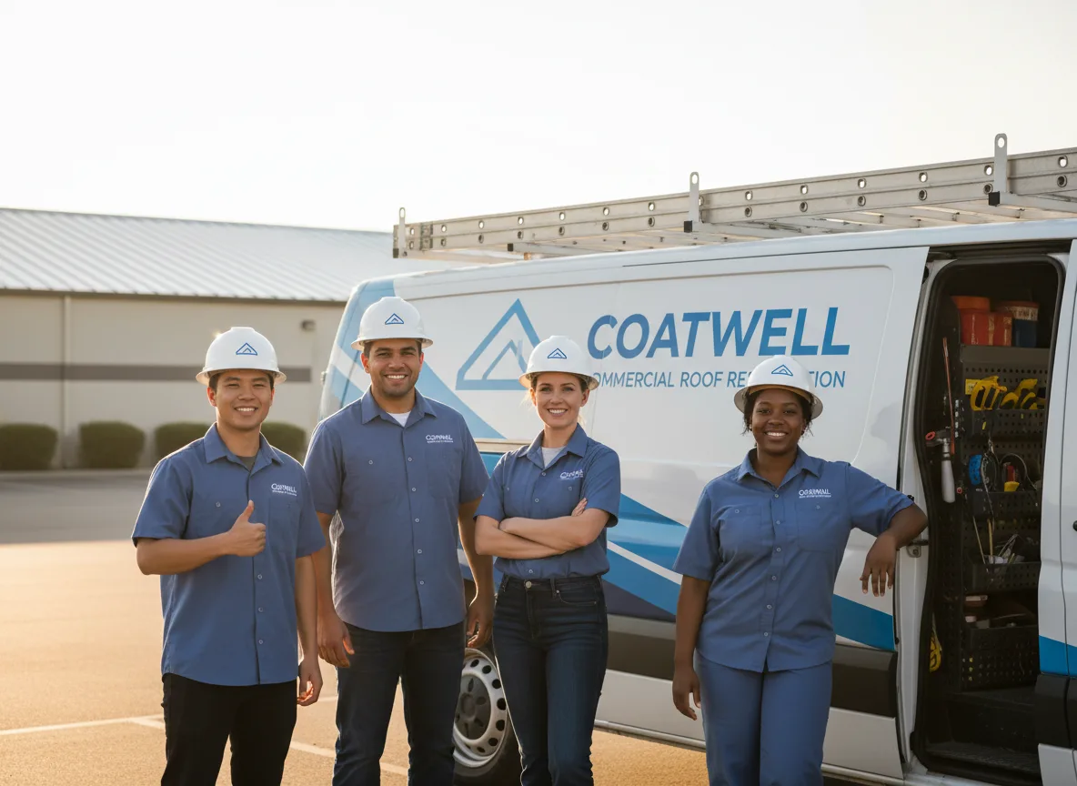 Commercial roof coating company in Swan, IA